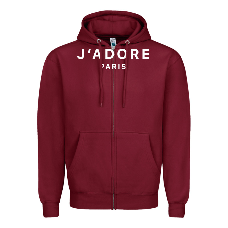 J Adore Paris Zipper Hoodie by baoMotion | Teevron