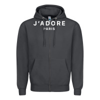 Smoke j adore paris Zipper Hoodie - baoMotion