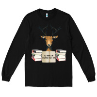 Black Yes Mama I Am Studying Right Now, Deer Long Sleeve Tee - Bettercallsaul