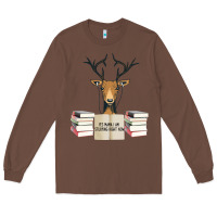 Chestnut Yes Mama I Am Studying Right Now, Deer Long Sleeve Tee - Bettercallsaul