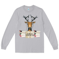 Moon Dust Yes Mama I Am Studying Right Now, Deer Long Sleeve Tee - Bettercallsaul