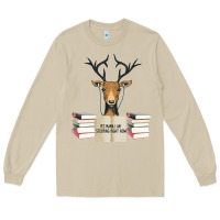 Mushroom Yes Mama I Am Studying Right Now, Deer Long Sleeve Tee - Bettercallsaul