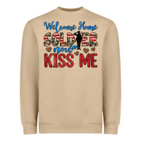 Mushroom welcome home soldier now kiss me Heavyweight Sweatshirt - JahusDesignShop