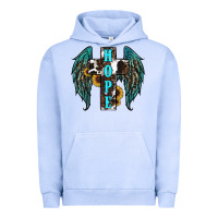 Pigment Grape Ice Western Wings Cross Hope Urban Hoodie - RanaPortraitStore