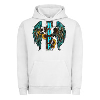 Pigment Lunar Rock Western Wings Cross Hope Urban Hoodie - RanaPortraitStore