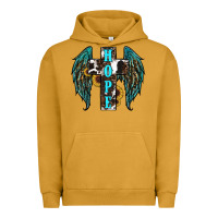 Pigment Peanut Butter Western Wings Cross Hope Urban Hoodie - RanaPortraitStore