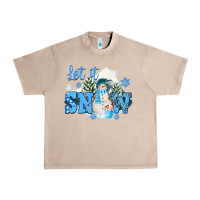 French Oak let it snow christmas Urban Heavy Tee - FaDigitalArtStudio
