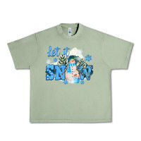 Oil Green let it snow christmas Urban Heavy Tee - FaDigitalArtStudio