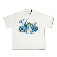 Pistachio let it snow christmas Urban Heavy Tee - FaDigitalArtStudio