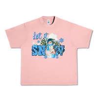 Salmon let it snow christmas Urban Heavy Tee - FaDigitalArtStudio