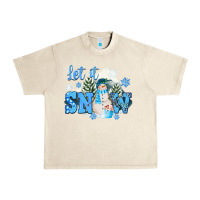 Sandshell let it snow christmas Urban Heavy Tee - FaDigitalArtStudio