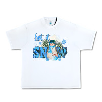 White let it snow christmas Urban Heavy Tee - FaDigitalArtStudio