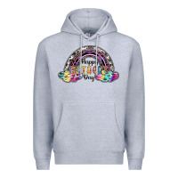 Heather Grey happy mothers day Premium Hoodie - SublimationCraftShop