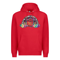 Red happy mothers day Premium Hoodie - SublimationCraftShop