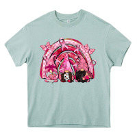 Arona gnomes rainbow breast cancer Heavy Core Tee - CowGirlArtShop