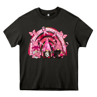 Asphalt gnomes rainbow breast cancer Heavy Core Tee - CowGirlArtShop