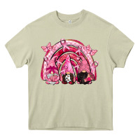 Mossy gnomes rainbow breast cancer Heavy Core Tee - CowGirlArtShop