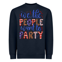 Navy we the people want to party Heavyweight Sweatshirt - JahusDesignShop