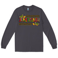 Smoke colorful juneteenth celebration art Long Sleeve Tee - LillyAllenDesigns