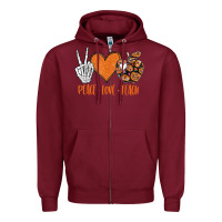 Burgundy halloween shirts t shirt Zipper Hoodie - baoMotion