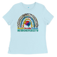 Baby Blue Recognize normalize embrace neurodiversity Autism Ladies Tee - FaDigitalArtStudio