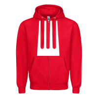 Red kitchen utensil fork simple easy halloween party costume long sleeve t Zipper Hoodie - baoMotion