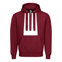 Burgundy kitchen utensil fork simple easy halloween party costume long sleeve t Zipper Hoodie - baoMotion