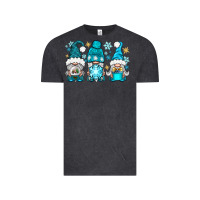 Vintage Black winter gnomies Vintage Tee - BundleAndBundleShop