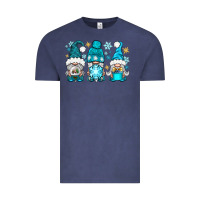 Vintage Denim winter gnomies Vintage Tee - BundleAndBundleShop