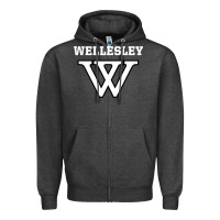 Charcoal Heather WELLESLEY Zipper Hoodie - baoMotion