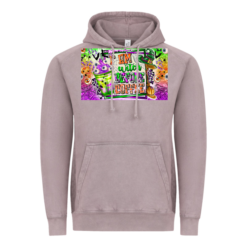 I Am Witch Coffee Kids Cup Vintage Hoodie by CowhideDigitalArt | Teevron