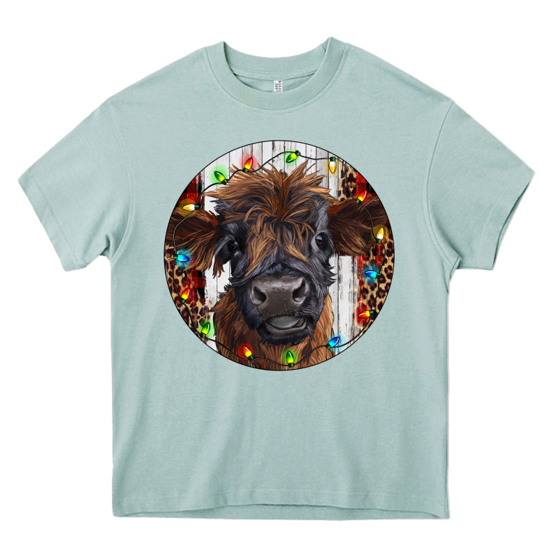 Western Christmas Calf Heavy Core Tee by RanaPortraitStore | Teevron