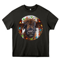 Asphalt Western Christmas Calf Heavy Core Tee - RanaPortraitStore