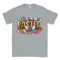 Heather Grey Easter Classic Tee - CowGirlArtShop
