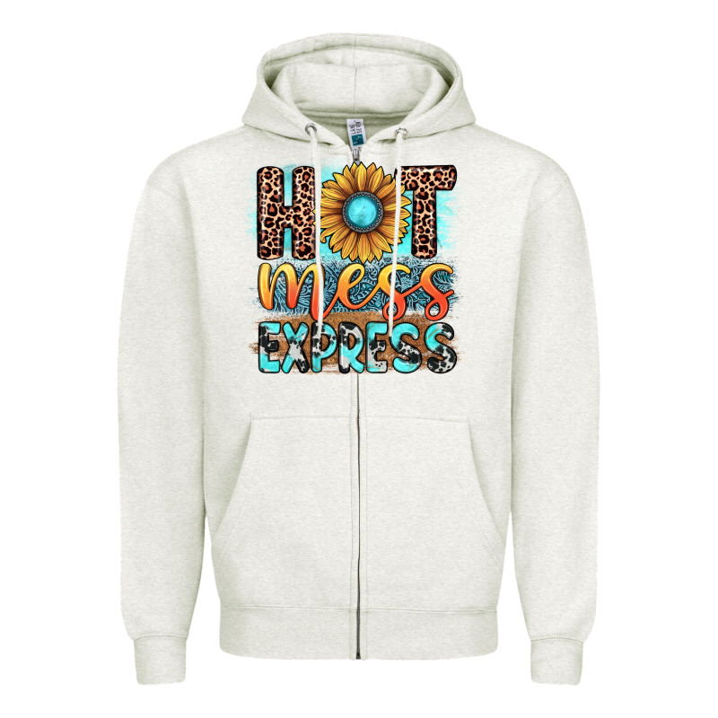 Hot Mess Express Zipper Hoodie by JahusDesignShop | Teevron