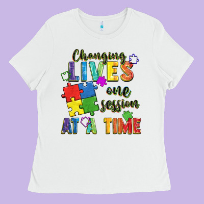 Changing Lives One Session At A Time Ladies Tee Designed By Fadigitalartstudio