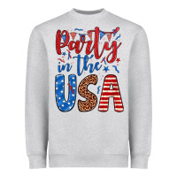 Heather Grey party in the usa Heavyweight Sweatshirt - JahusDesignShop