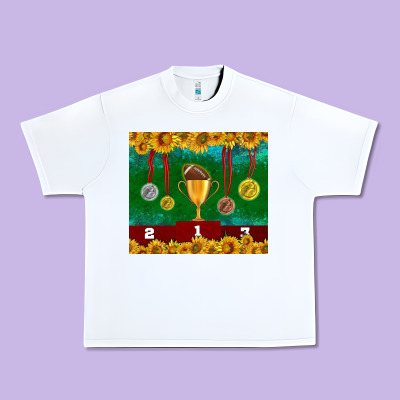 American Football Trophy Cup And Medal Tumbler Urban Heavy Tee Designed By Bundleandbundleshop