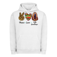 Pigment Lunar Rock Peace Love Lady Of Guadalupe Urban Hoodie - RanaPortraitStore