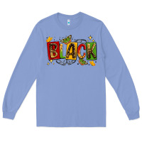 Colony Blue black Long Sleeve Tee - LillyAllenDesigns