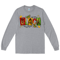 Heather Grey black Long Sleeve Tee - LillyAllenDesigns
