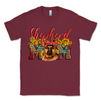 Burgundy german shepherd mom Classic Tee - Artiststas
