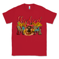 Red german shepherd mom Classic Tee - Artiststas