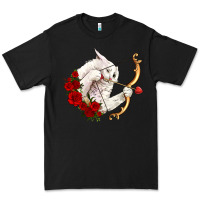 Black cupid cat Premium Tee - OliviaCreatesArt