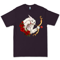 Plum cupid cat Premium Tee - OliviaCreatesArt