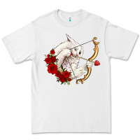 White cupid cat Premium Tee - OliviaCreatesArt