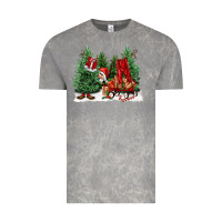 Cloud Rock christmas santa Vintage Tee - FaDigitalArtStudio