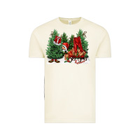 Vintage Arctic christmas santa Vintage Tee - FaDigitalArtStudio