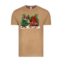Vintage Camel christmas santa Vintage Tee - FaDigitalArtStudio