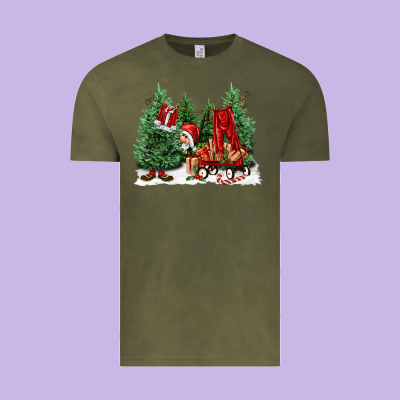 Christmas Santa Vintage Tee Designed By Fadigitalartstudio